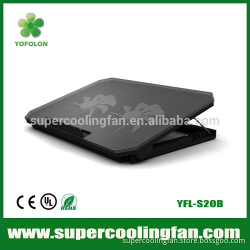 New design 5 class adjustable 2 USB Port electric laptop cooler pad